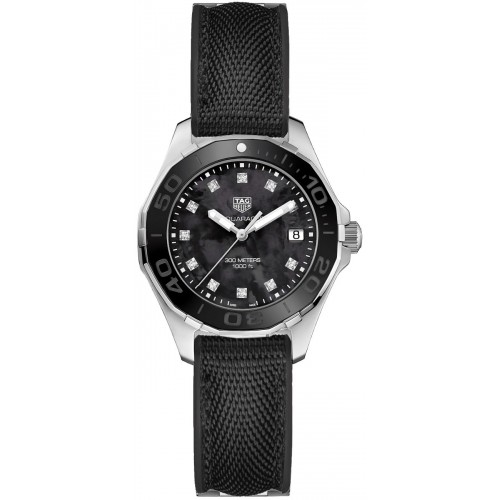 Tag Heuer Aquaracer Black Pearl & Diamond Ladies Dive Watch WAY131M-FT6092 Tag Heuer Aquaracer Black Pearl & Diamond Ladies Dive Watch WAY131M-FT6092